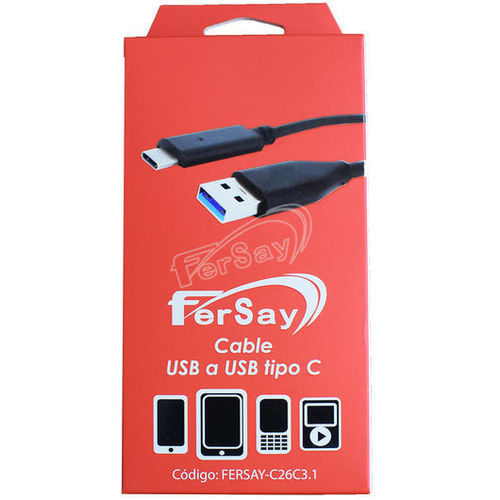 ACC.T.MOVIL  FERSAY  USB C CABLE C26C3.1