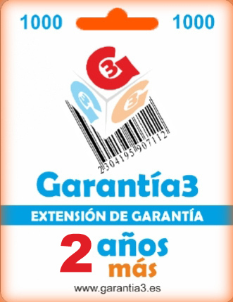 Extensión de garantía 2+2 años - Tope de 1.000 €
